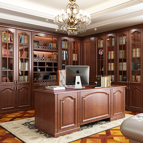 吸塑秋櫻色書柜 吸塑秋櫻色書柜