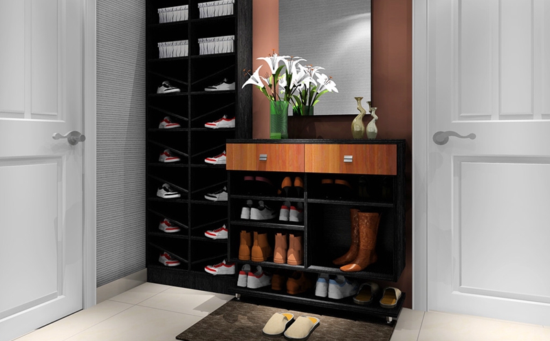 定制鞋柜，星空梵高全屋定制