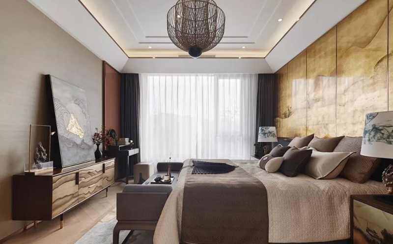 輕奢·新中式風(fēng)格全屋定制，星空梵高全屋定制