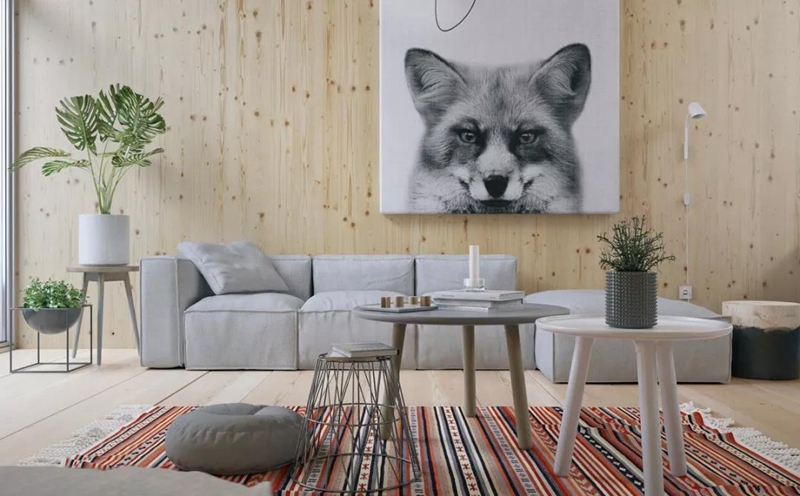 原木風(fēng)全屋定制家居，星空梵高全屋定制