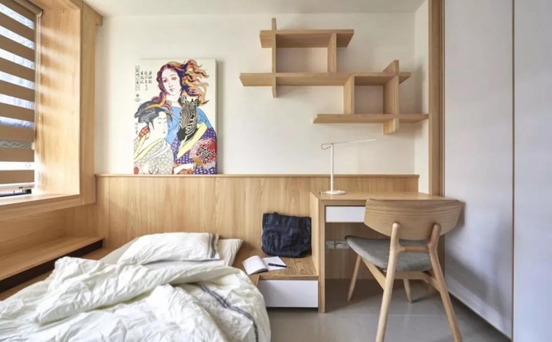 原木風(fēng)全屋定制家居，星空梵高全屋定制