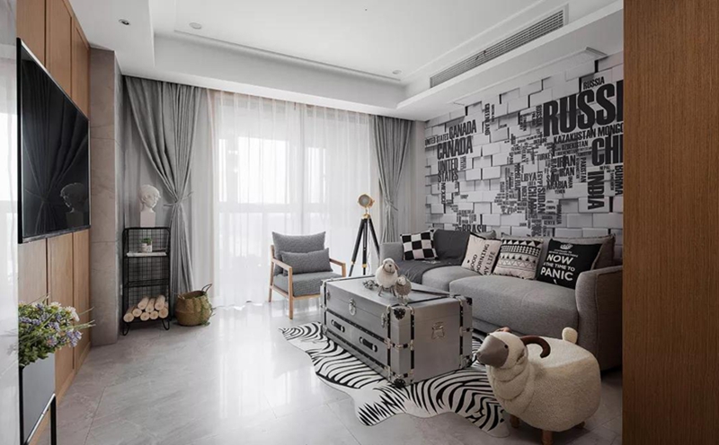 北歐風格全屋定制，星空梵高全屋定制