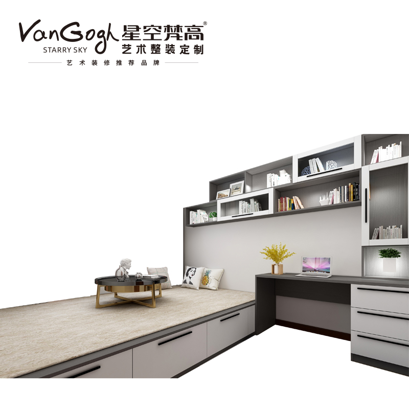 整體定制榻榻米 蒙斯陽(yáng)光·黑木卡其+玉石白榻榻米 整體定制榻榻米 蒙斯陽(yáng)光·黑木卡其+玉石白榻榻米