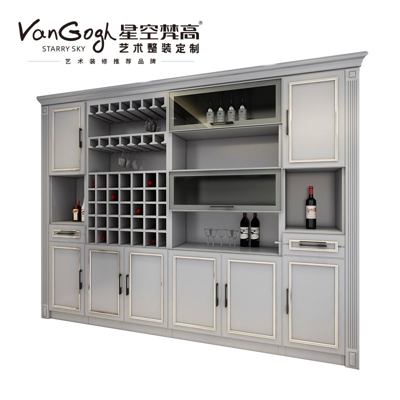 整體定制櫥柜 林茲之夜·法式門(mén)芯-3酒柜 整體定制櫥柜 林茲之夜·法式門(mén)芯-3酒柜