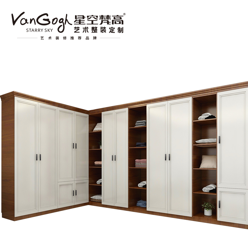 整體定制櫥柜 布魯塞爾·英式門芯-2衣柜 整體定制櫥柜 布魯塞爾·英式門芯-2衣柜